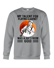 clarinet talent old man Crewneck Sweatshirt tile