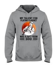 clarinet talent old man Hooded Sweatshirt tile
