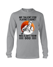 clarinet talent old man Long Sleeve Tee tile