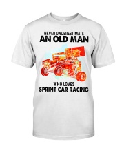 never sprint car racing Classic T-Shirt front