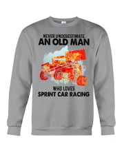never sprint car racing Crewneck Sweatshirt tile