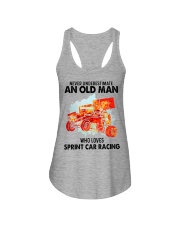never sprint car racing Ladies Flowy Tank tile