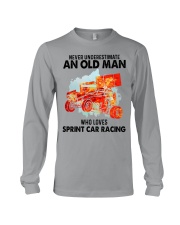 never sprint car racing Long Sleeve Tee tile