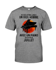 07 piano old man france Premium Fit Mens Tee tile