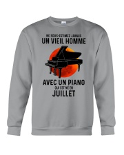 07 piano old man france Crewneck Sweatshirt tile