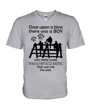 Obstacle Racing Once Upon V-Neck T-Shirt tile