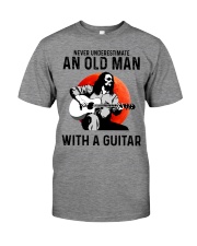 guitar never old man Premium Fit Mens Tee tile