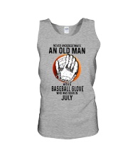 07 baseball old man Unisex Tank tile