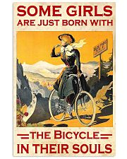 Cycling Girl Poster 24x36 Poster front