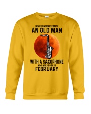 02 sax olm yl Crewneck Sweatshirt tile
