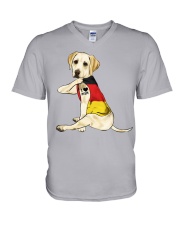 Labrador V-Neck T-Shirt tile