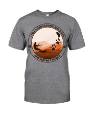 i like dog Kiteboarding Classic T-Shirt tile