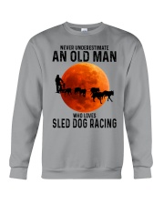 sled dog racing Crewneck Sweatshirt tile