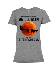 sled dog racing Premium Fit Ladies Tee tile