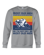 most old men Superbike racing Crewneck Sweatshirt tile