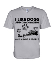 drag racing 54685 upsell V-Neck T-Shirt tile