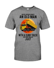 07 dump truck old man color Premium Fit Mens Tee tile