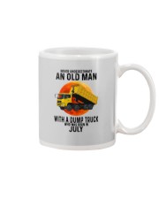 07 dump truck old man color Mug tile