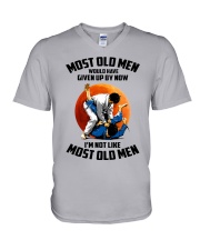 most old men jiu jitsu V-Neck T-Shirt tile