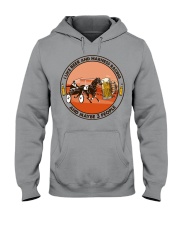 i like beer Harness racing Hooded Sweatshirt tile