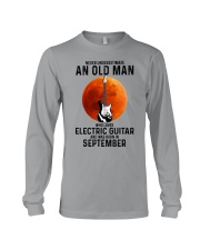 9 Electric guitar old man Long Sleeve Tee tile