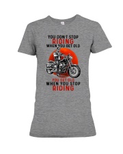 Biker Don't Riding Premium Fit Ladies Tee tile