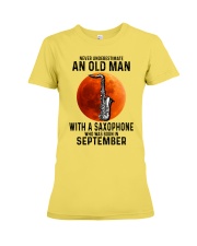 09 saxophone olm Premium Fit Ladies Tee tile