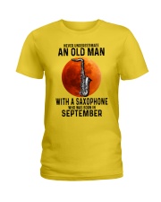 09 saxophone olm Ladies T-Shirt tile
