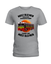 most old men bus Ladies T-Shirt tile