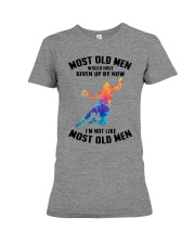 most old men handball Premium Fit Ladies Tee tile