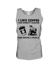 like-coffee-mobility-scooter Unisex Tank tile