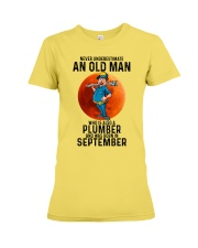 09 plumber Premium Fit Ladies Tee tile