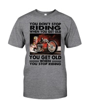 motorcycle drag racing riding Classic T-Shirt front