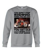 motorcycle drag racing riding Crewneck Sweatshirt tile