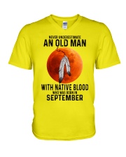 09 native olmm V-Neck T-Shirt tile