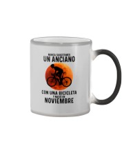 11 cycling old man tbn Color Changing Mug tile