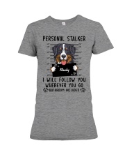 Bernese Mountain Dog Stalker Premium Fit Ladies Tee tile