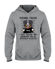 Bernese Mountain Dog Stalker Hooded Sweatshirt front