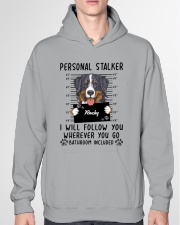 Bernese Mountain Dog Stalker Hooded Sweatshirt garment-hooded-sweatshirt-front-04