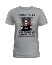 Bernese Mountain Dog Stalker Ladies T-Shirt tile