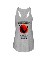 03 pilates old lady Ladies Flowy Tank tile