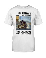 motorcycle dc The Brave Premium Fit Mens Tee tile
