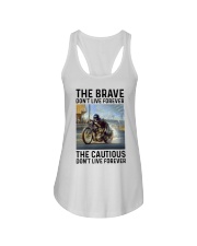 motorcycle dc The Brave Ladies Flowy Tank tile