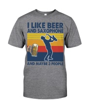 Saxophone Like Beer Classic T-Shirt front
