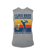 Saxophone Like Beer Sleeveless Tee tile