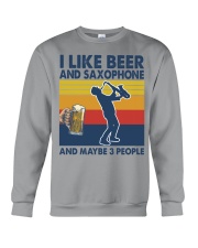 Saxophone Like Beer Crewneck Sweatshirt tile