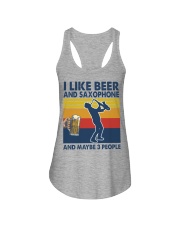 Saxophone Like Beer Ladies Flowy Tank tile