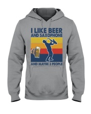 Saxophone Like Beer Hooded Sweatshirt tile