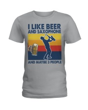 Saxophone Like Beer Ladies T-Shirt tile
