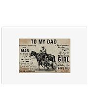 Horse to my dad poster 36x24 Poster front
